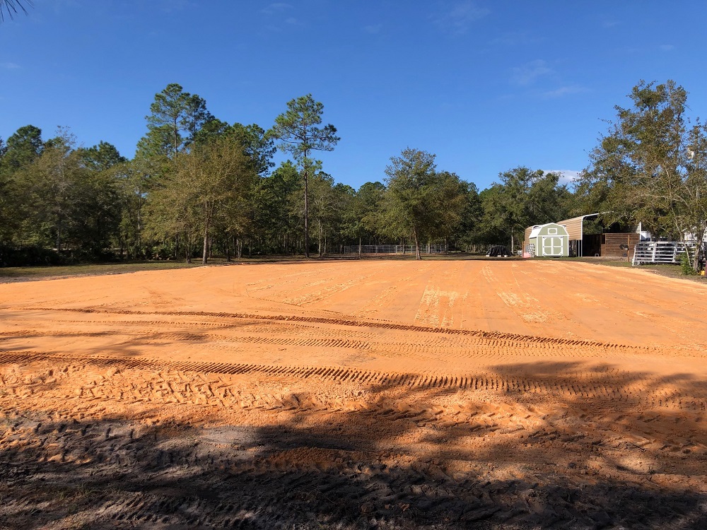 Clay Horse Arena for Hunter Jumper - Barrel Racing - Reining